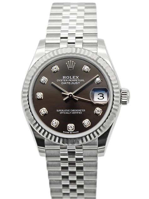 rolex datejust lady 31 platinum price|rolex datejust 31 diamond bezel.